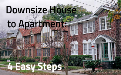 Downsizing a house