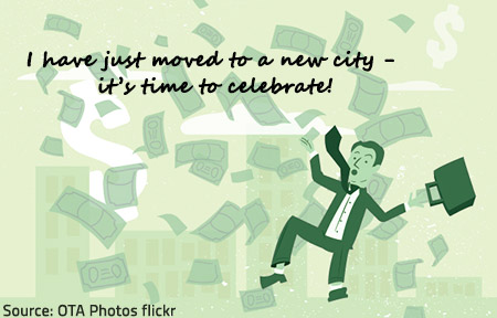 Be frugal when it comes to post-relocation expenses.