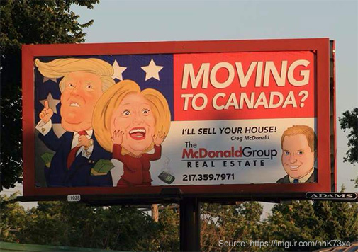 farewell president trump how to move to canada
