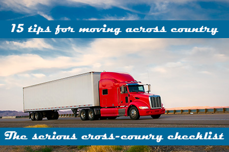 checklist for moving across country