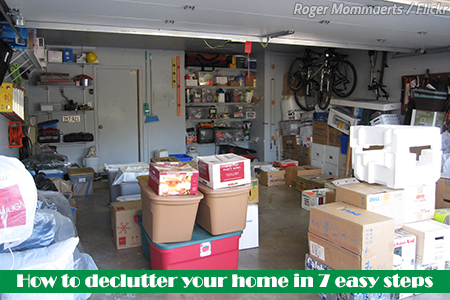 declutter home before moving